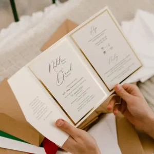 Folderowe zaproszenie Prestige