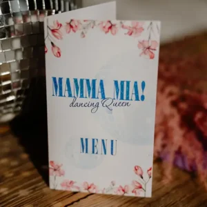 menu weselne w stylu Mamma Mia, Dancing Queen