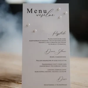 menu weselne z perełkami