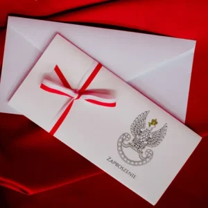 patriotyczne zaproszenia na promocję oficerską orzeł wojsk lądowych