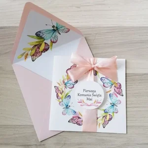szybka realizacja zaproszeń na pierwszą komunię świętą