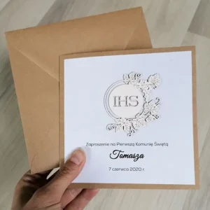 zaproszenie na komunię świętą Kraków i okolice