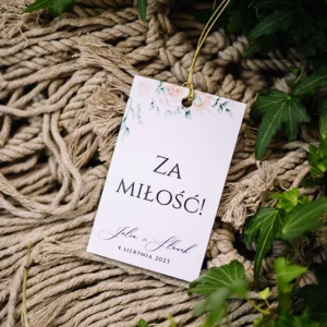 zawieszka na wesele w herbaciane róże