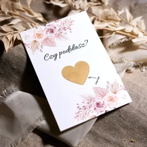 zdrapka z zadaniami weselnymi