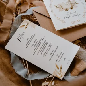 menu na chrzest święty