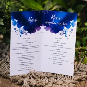 menu i plan wesela w jednym, gwiazdy nocą