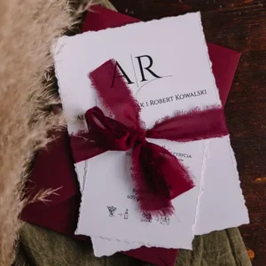 zaproszenie na ślub, nowa kolekcja 2025, aurora urgund